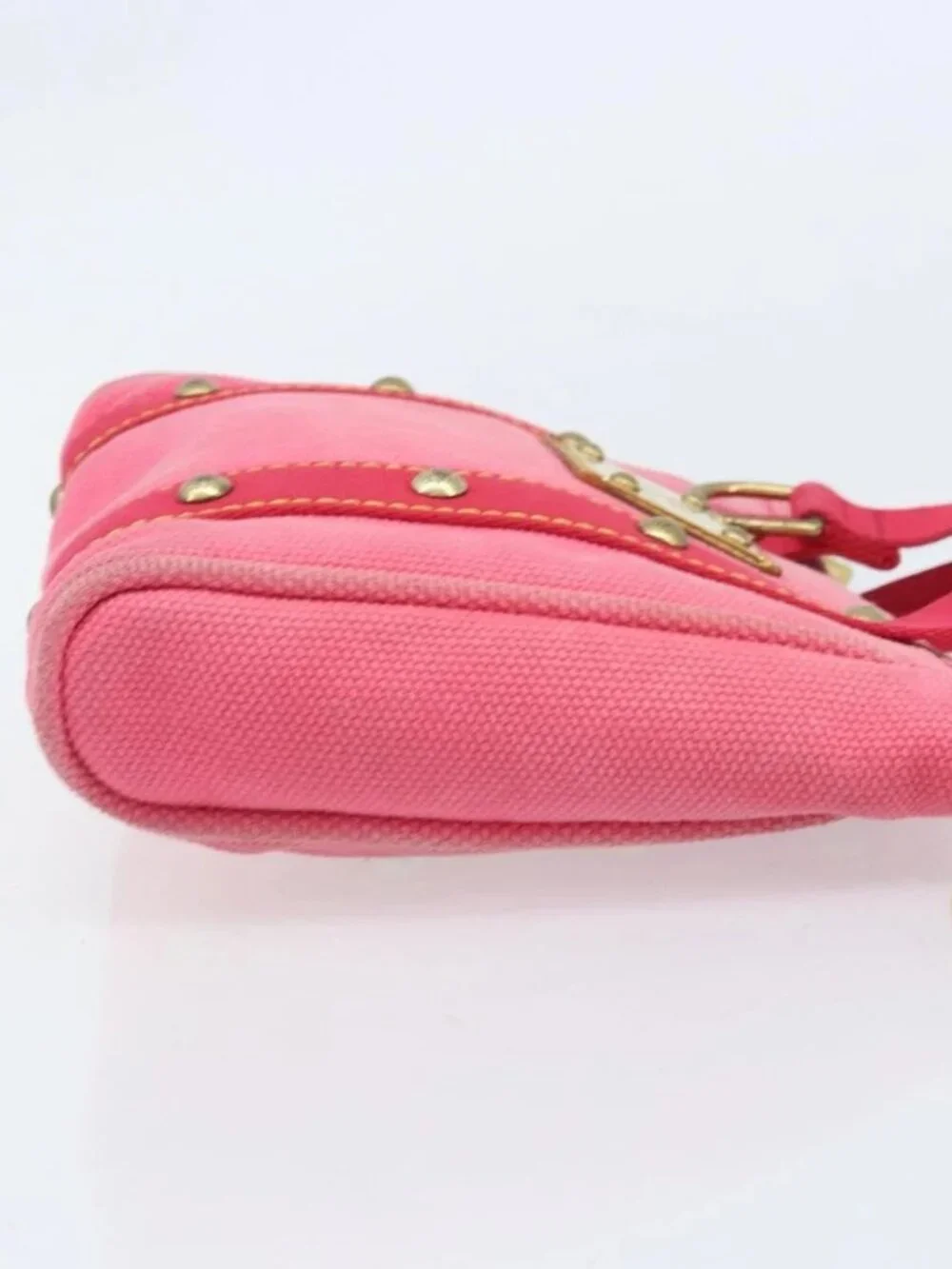 LOUIS VUITTON Antigua Cabas PM Hand Bag Rouge Pink M40088 LV Auth ka2366 - Picture 4 of 15
